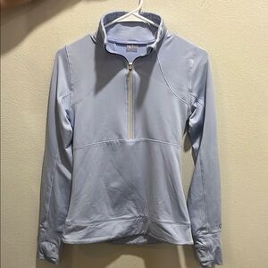 CALIA Periwinkle Light Blue Quarter-Zip Pullover